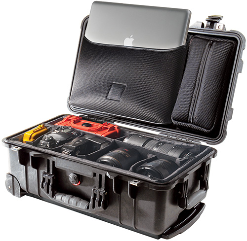 pelican products rolling camera studion protective cases