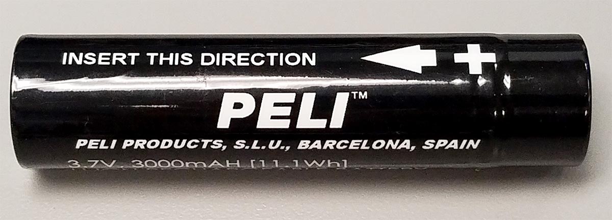 peli 3319z1 flashlight battery