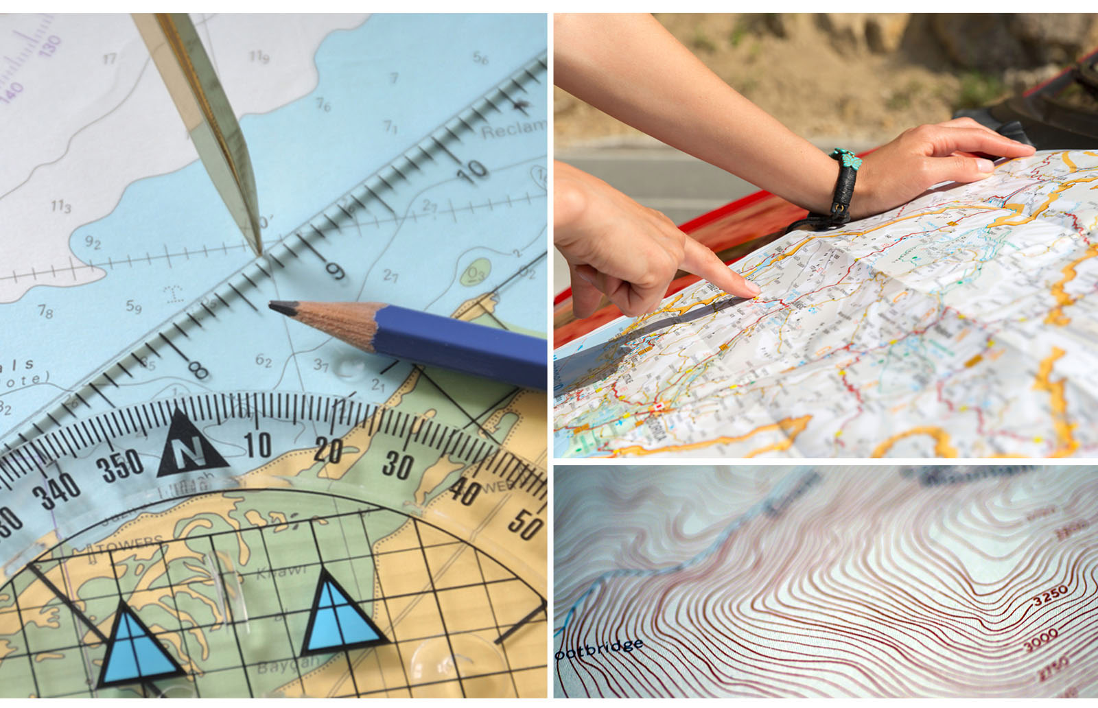 emergency geographic topographic map