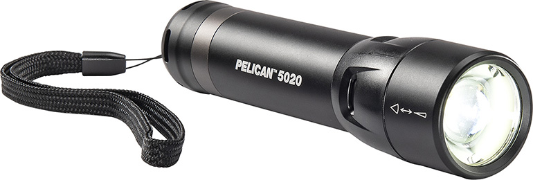 pelican 5020 flood spot beam industrial flashlight