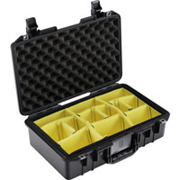 Pelican 1485 Air Case (With Padded Dividers) - Black