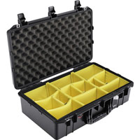 Pelican 1555 Air Case (With Padded Dividers) - Black