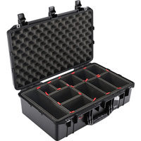 Pelican 1555 Air Case (With TrekPak Divider System) - Black