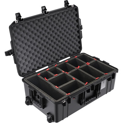 Pelican 1595 Air Case (With TrekPak Divider System) - Black