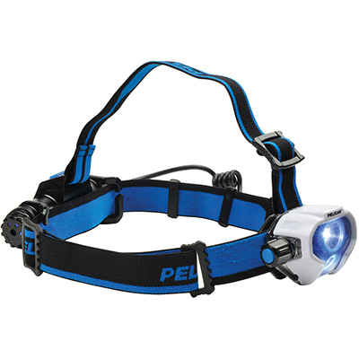 Pelican 2780R  Headlamp - Black / White / Photoluminescent
