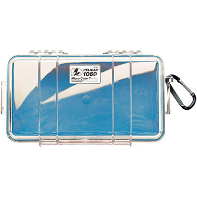 Pelican 1060 Micro Case - Blue - Clear