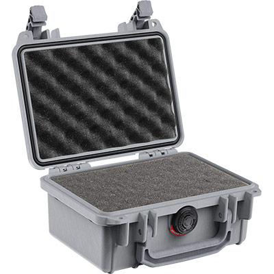 Pelican 1120 Protector Case (With Foam) - Silver