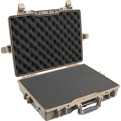 Pelican 1495 Protector Laptop Case (With Foam) - Desert Tan