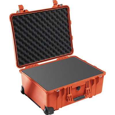 Pelican 1560 Protector Case (With Foam) - Orange