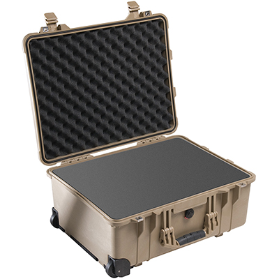 Pelican 1560 Protector Case (With Foam) - Desert Tan
