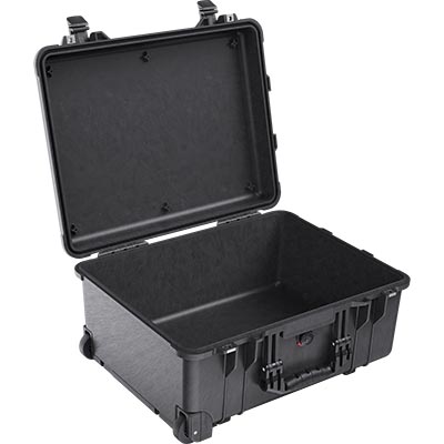 Pelican 1560 Protector Case (No Foam) - Black