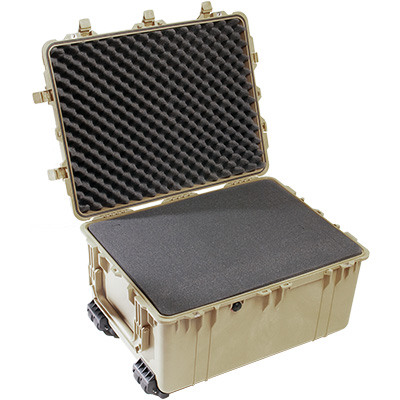 Pelican 1630 Protector Transport Case (With Foam) - Desert Tan