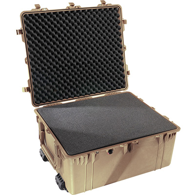 Pelican 1690 Protector Transport Case (With Foam) - Desert Tan