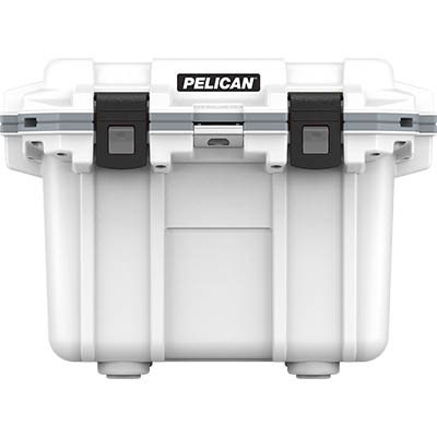 Pelican 30QT Elite Cooler - White - Gray