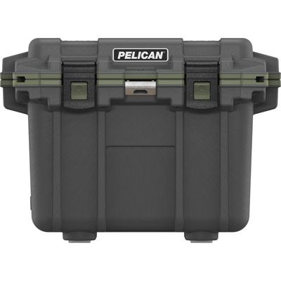 Pelican 30QT Elite Cooler - Gun Metal / OD Green