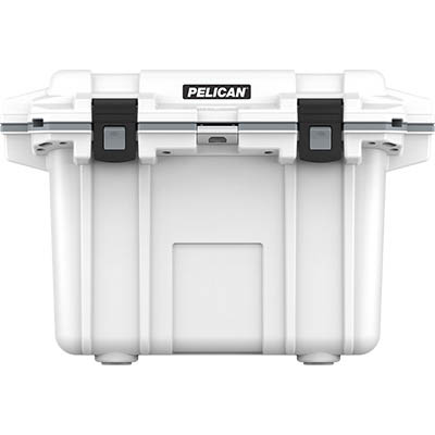 Pelican 50QT Elite Cooler - White - Gray