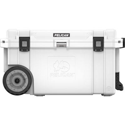 Pelican 65QW Elite Wheeled Cooler - White