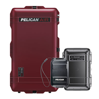 Pelican CHKITB Air Check-In Travel Bundle - Oxblood