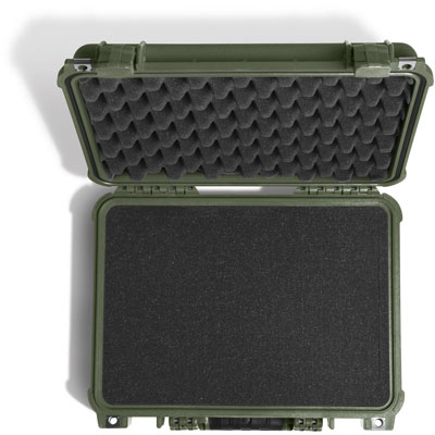 2025_PEL_Protector_1450_1450 000 190_ODGreen_OnWhite_Topdown Foam