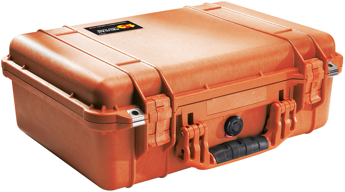 pelican 1500 orange camera protection case