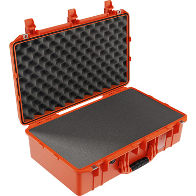 pelican 1555 orange foam waterproof case