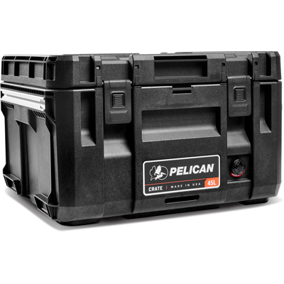 PEL_Crate 45L_Black_Front Angle_med