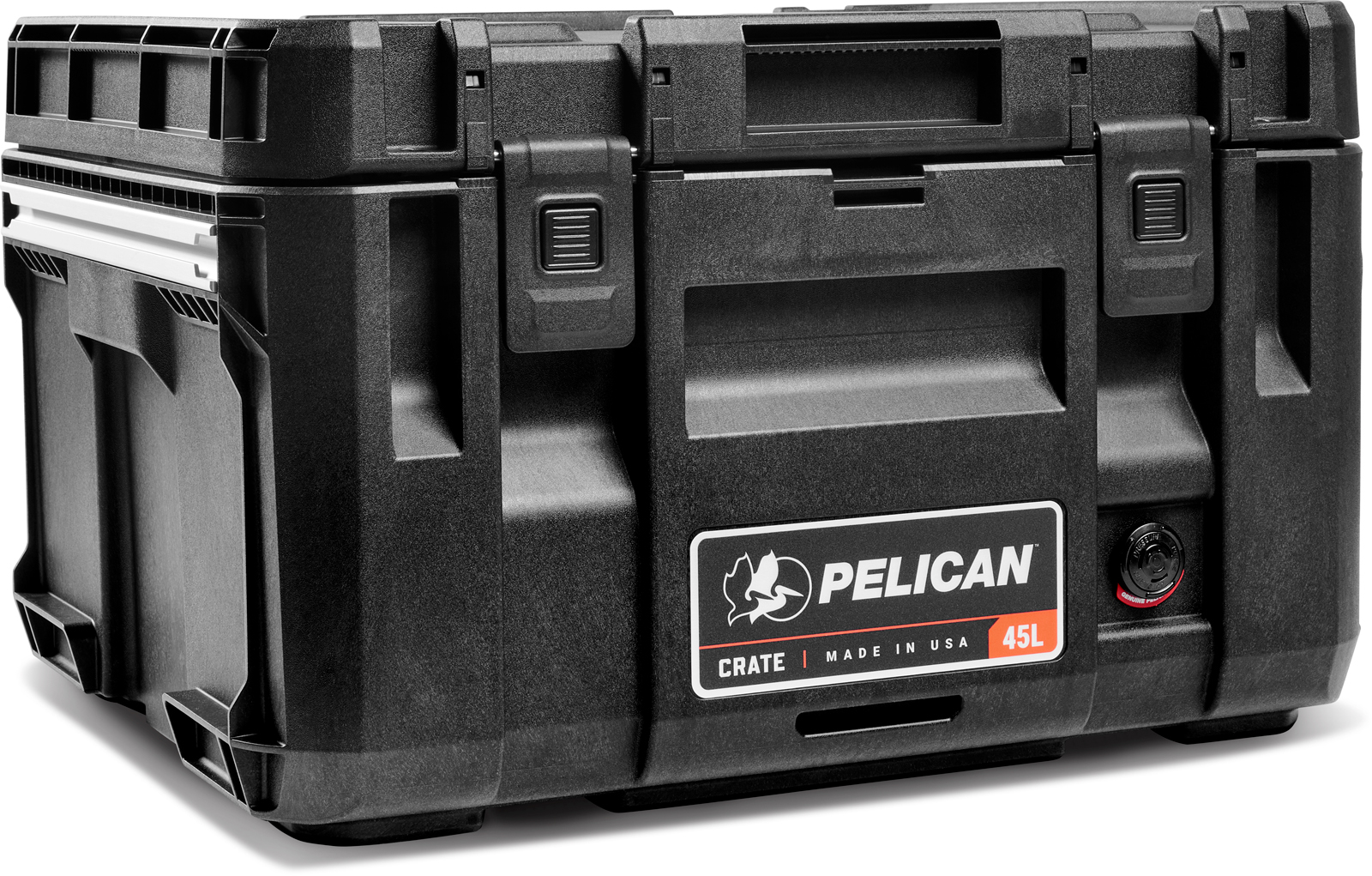 PEL_Crate 45L_Black_Front Angle_med