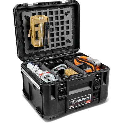 PEL_Crate 45L_Black_Front Open Angle Props And Tray_Recovery_med