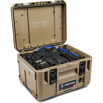 PEL_Crate 45L_Tan_Front Angle Open Props_med