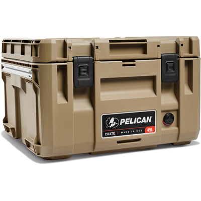 PEL_Crate 45L_Tan_Front Angle_med