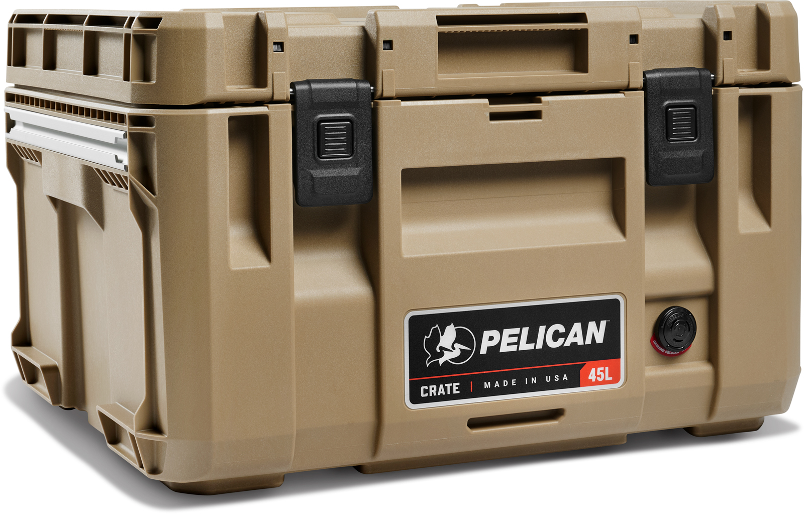 PEL_Crate 45L_Tan_Front Angle_med