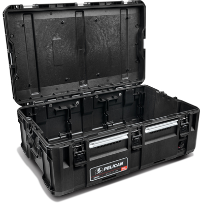 PEL_Crate 90L_Black_Front Angle Open_med