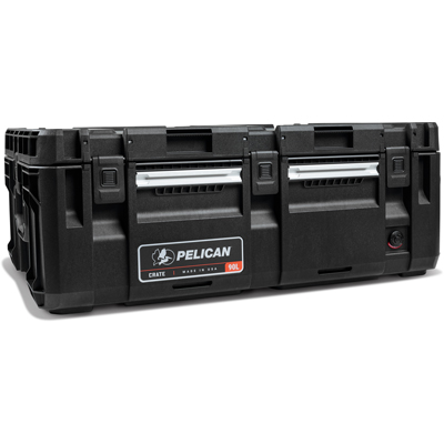 PEL_Crate 90L_Black_Front Angle_med