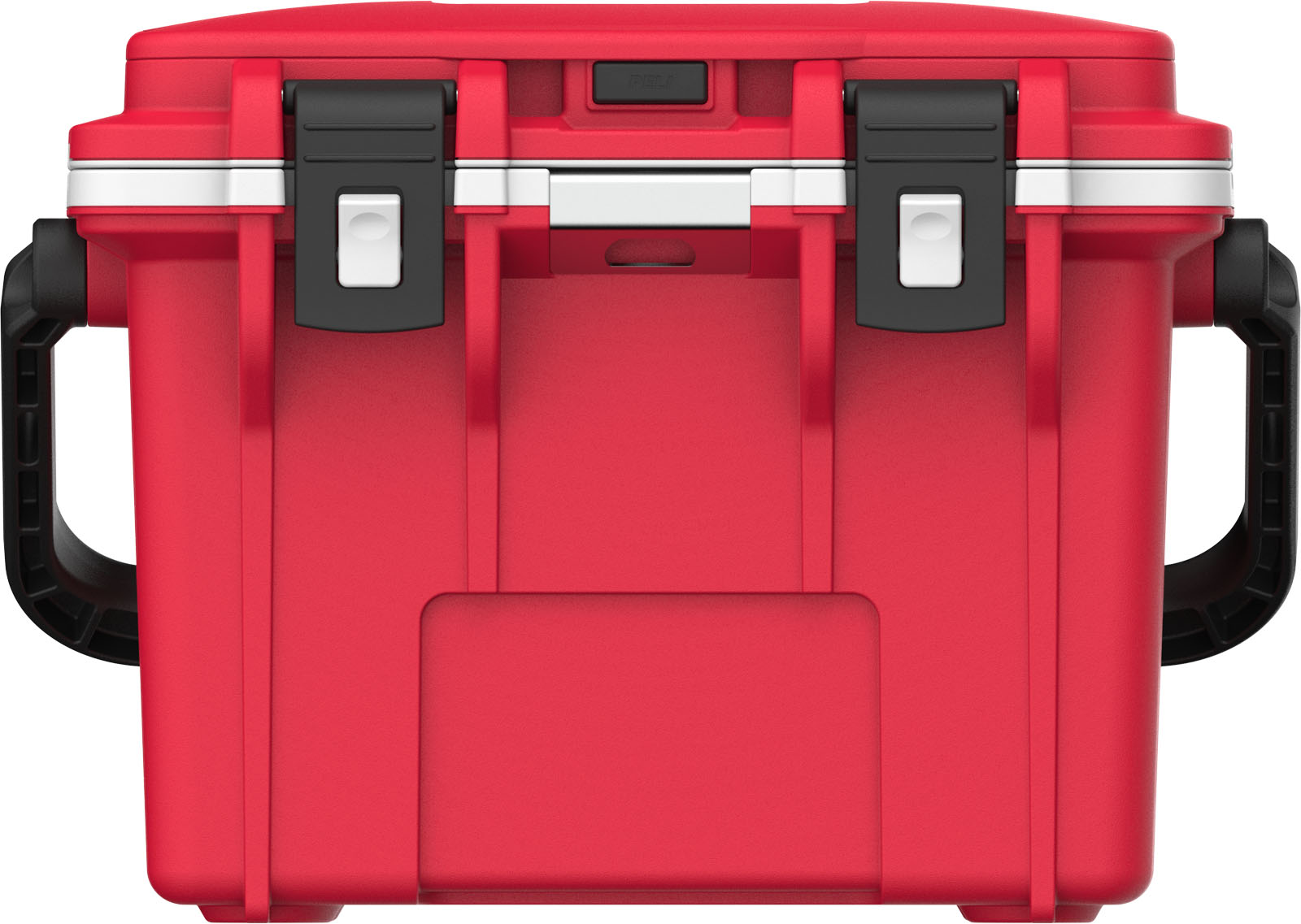 2024_PELI_Coolers_14Qt_SafetyRed Wht_Front_High