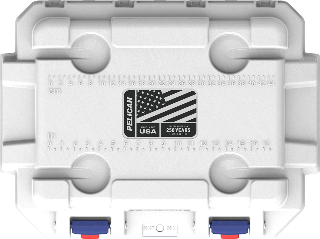 2025_PEL_Coolers_30Qt_Americana BluLtch_Top_Mockup_med