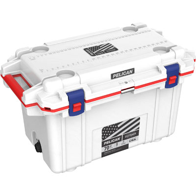 2025_PEL_Coolers_70Qt_Americana BluLtch_3 4_Closed_Mockup_med
