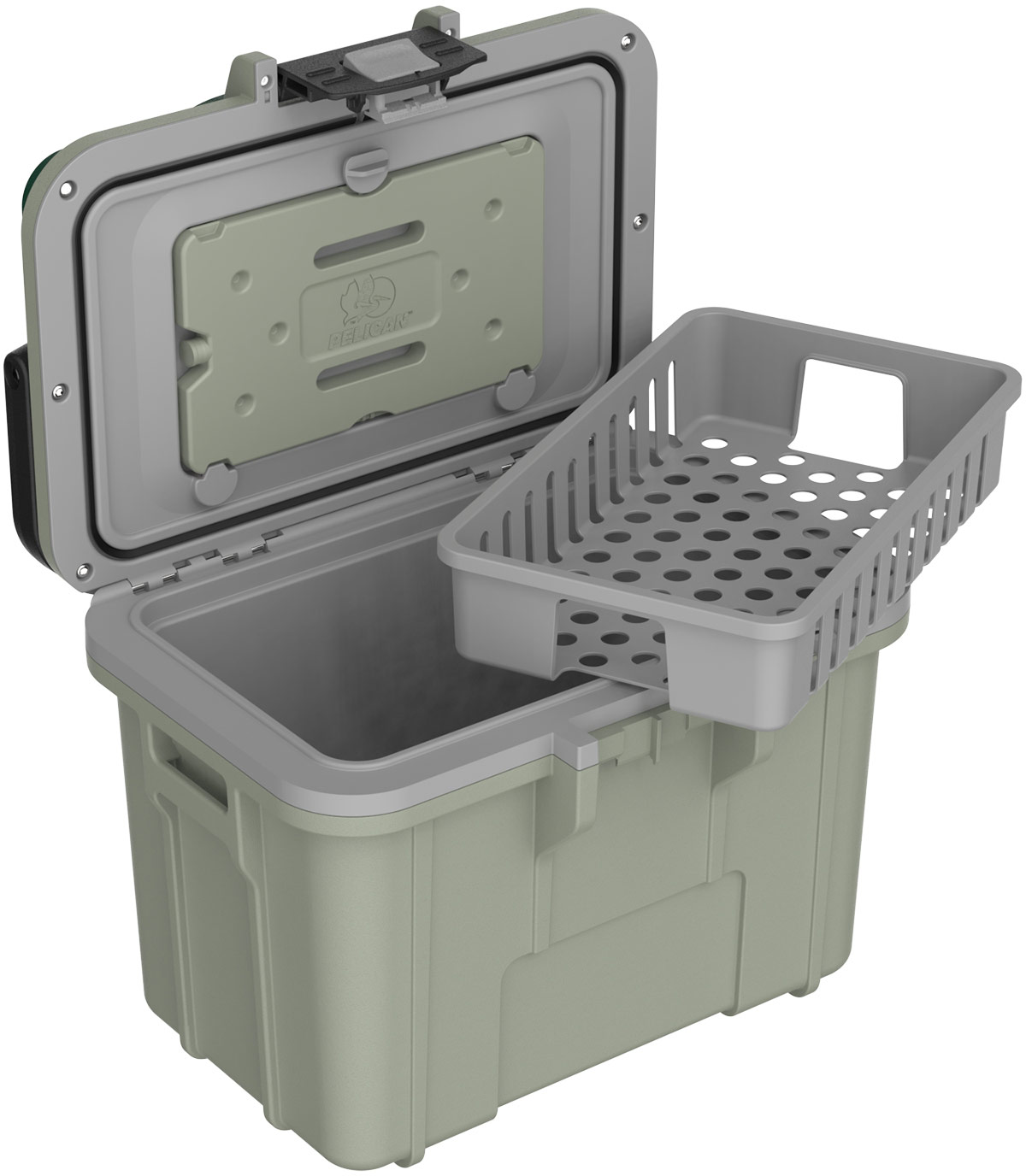 peli 8qt cooler sage gray 05