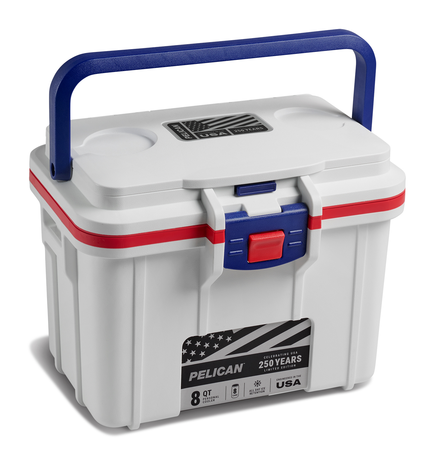 PEL_AM250_8QT_On_White_Angle_Clsed_Handle_Up