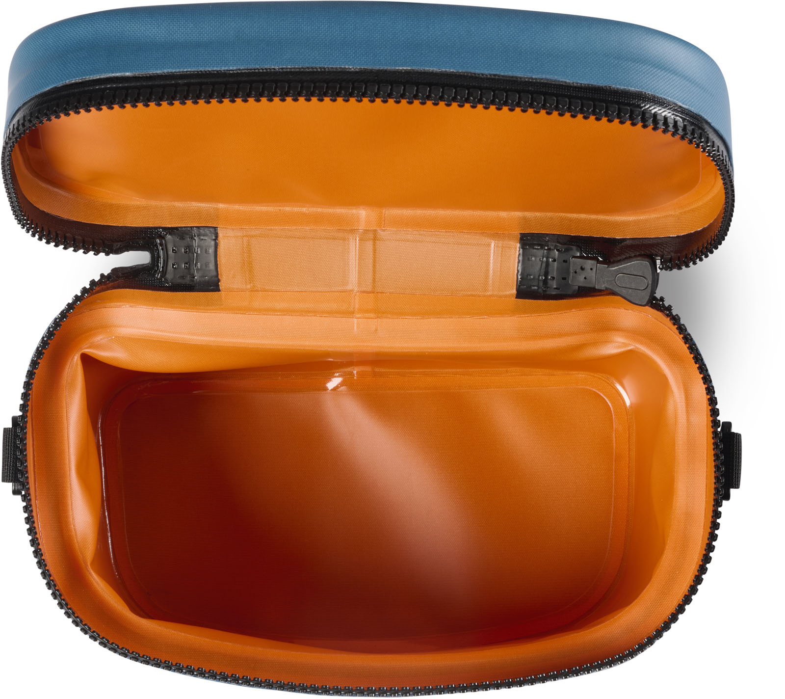 SP26_PEL_Cooler_Dayventure_Base_SOFT CBASE INDG_Indigo_Onwhite_Topdown_LidOpen