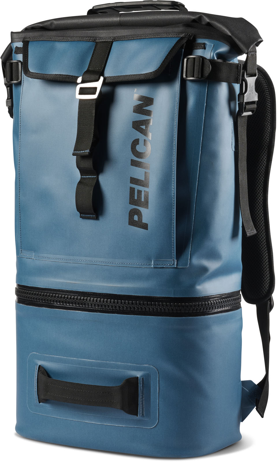 SP26_PEL_Cooler_Dayventure_Backpack_SOFT CBKPK INDG_Indigo_Onwhite_Ang