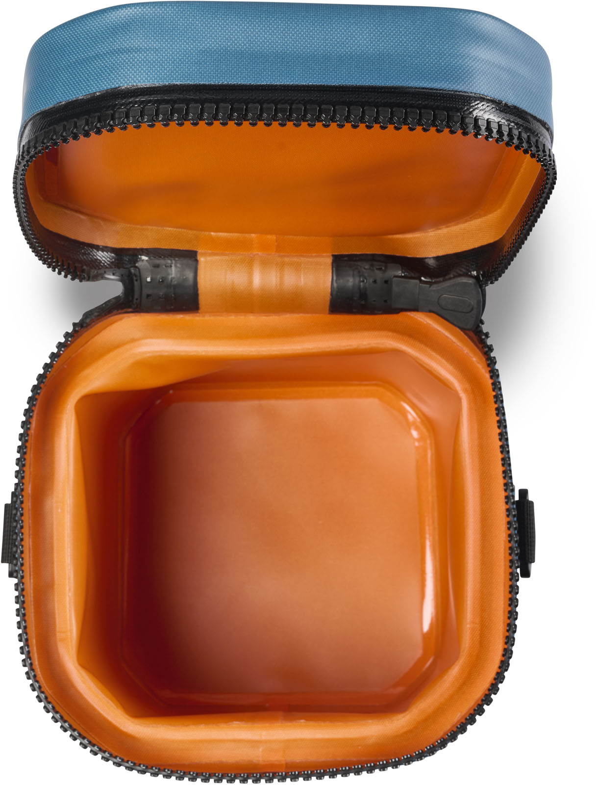 SP26_PEL_Cooler_Dayventure_Cube_SOFT CCUBE INDG_Indigo_Onwhite_Topdown_LidOpen