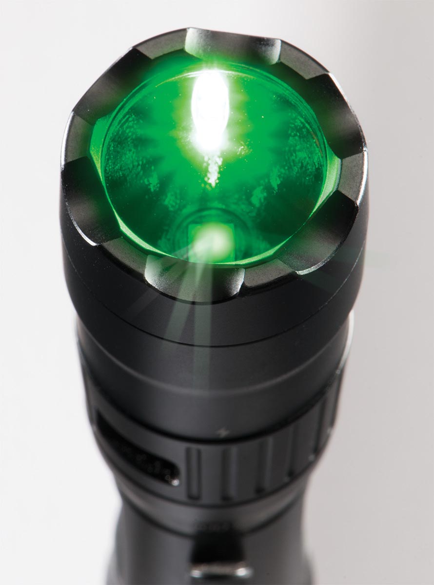 pelican g2 led green light flashlight tactical med