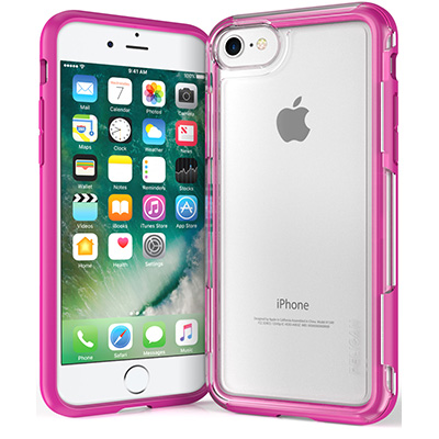 pelican c23100 iphone 7 clear pink case adventurer