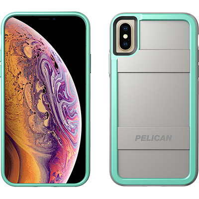 pelican c37000 aqua gray iphone xs case protector