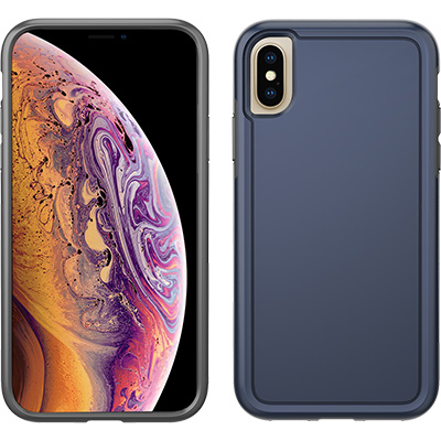 pelican c37100 apple iphone xs navy blue adventurer case