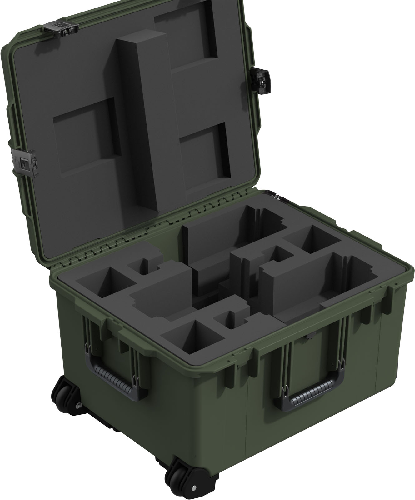 pelican m320a1 3 pack case od green 03