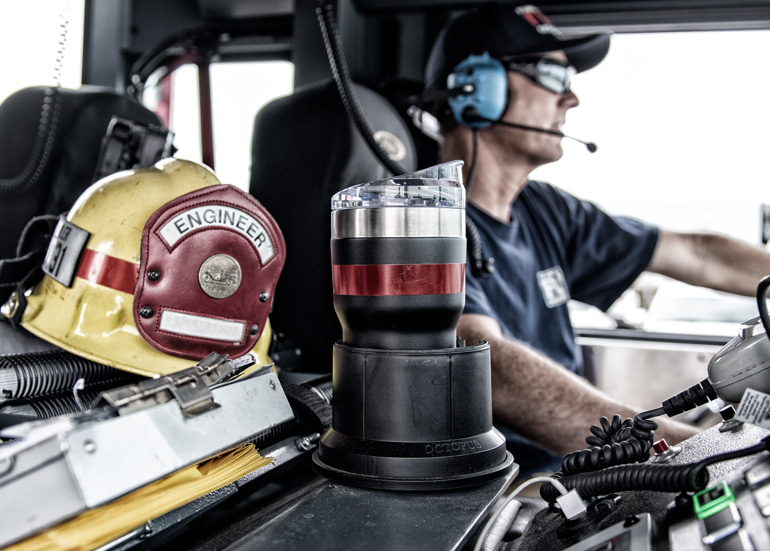 pelican firefighter drinkware tumbler